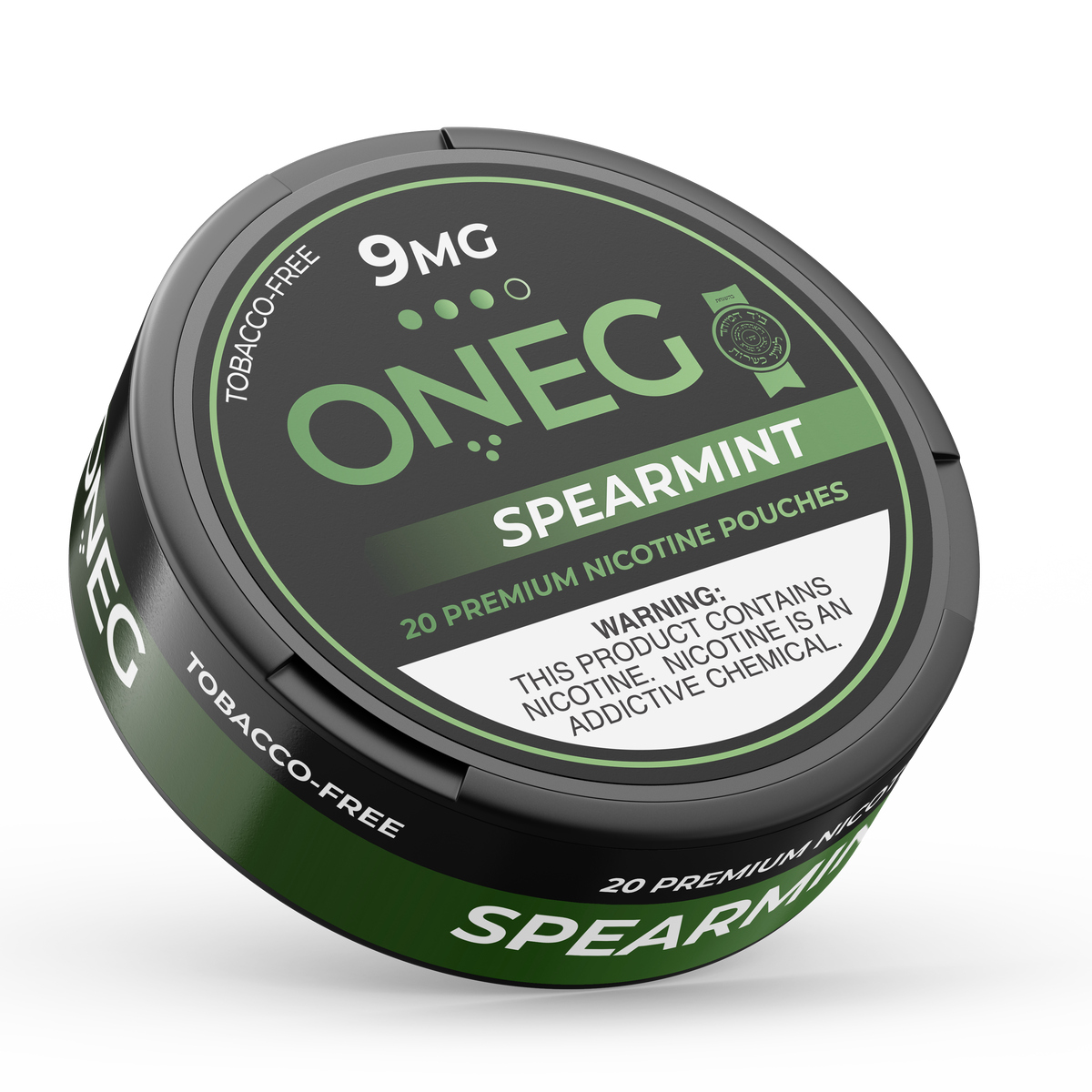 ONEG Spearmint nicotine pouches can