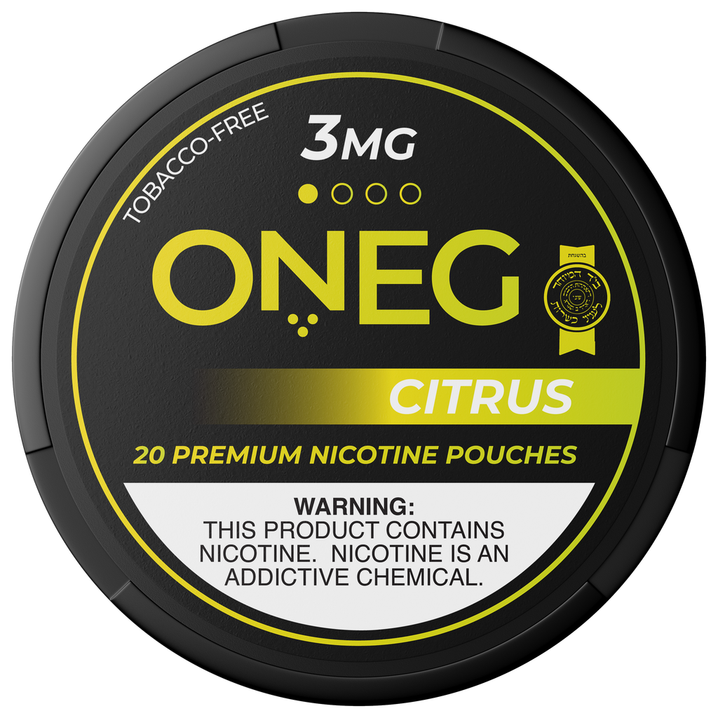 ONEG Citrus nicotine pouches can