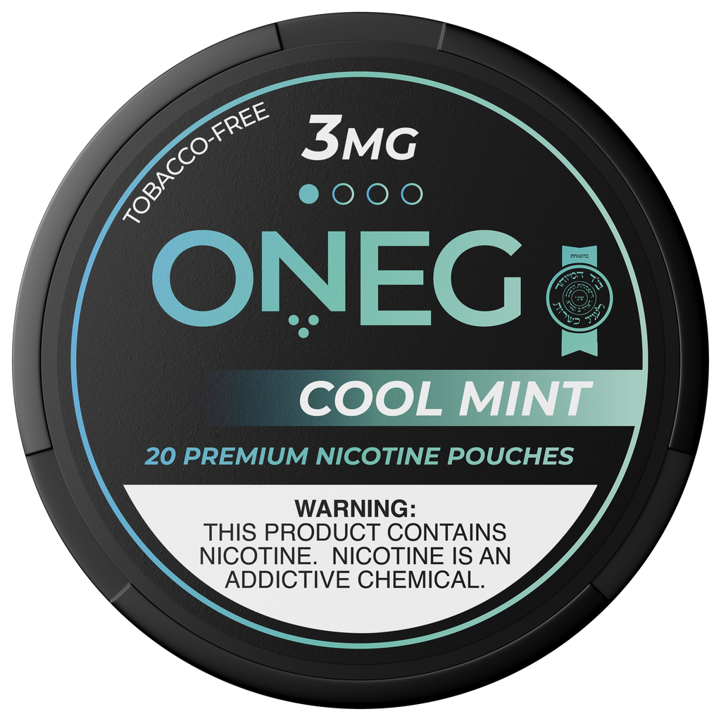 ONEG Cool Mint nicotine pouches can