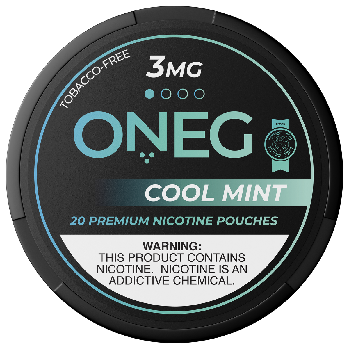 ONEG Cool Mint nicotine pouches can