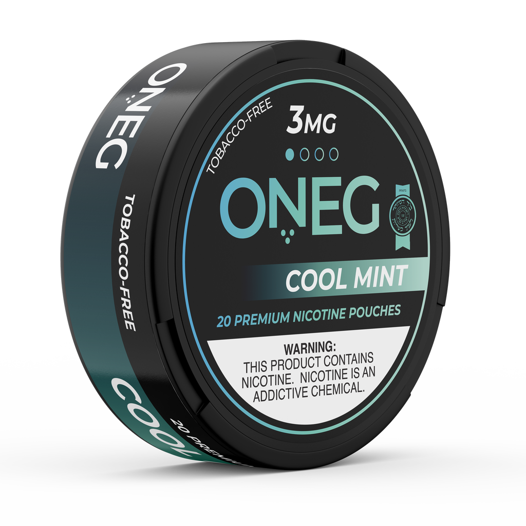 ONEG Cool Mint nicotine pouches can