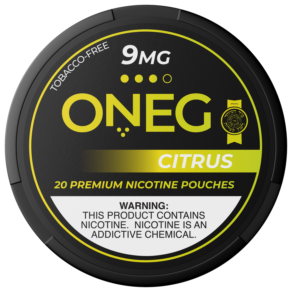 ONEG Citrus nicotine pouches can