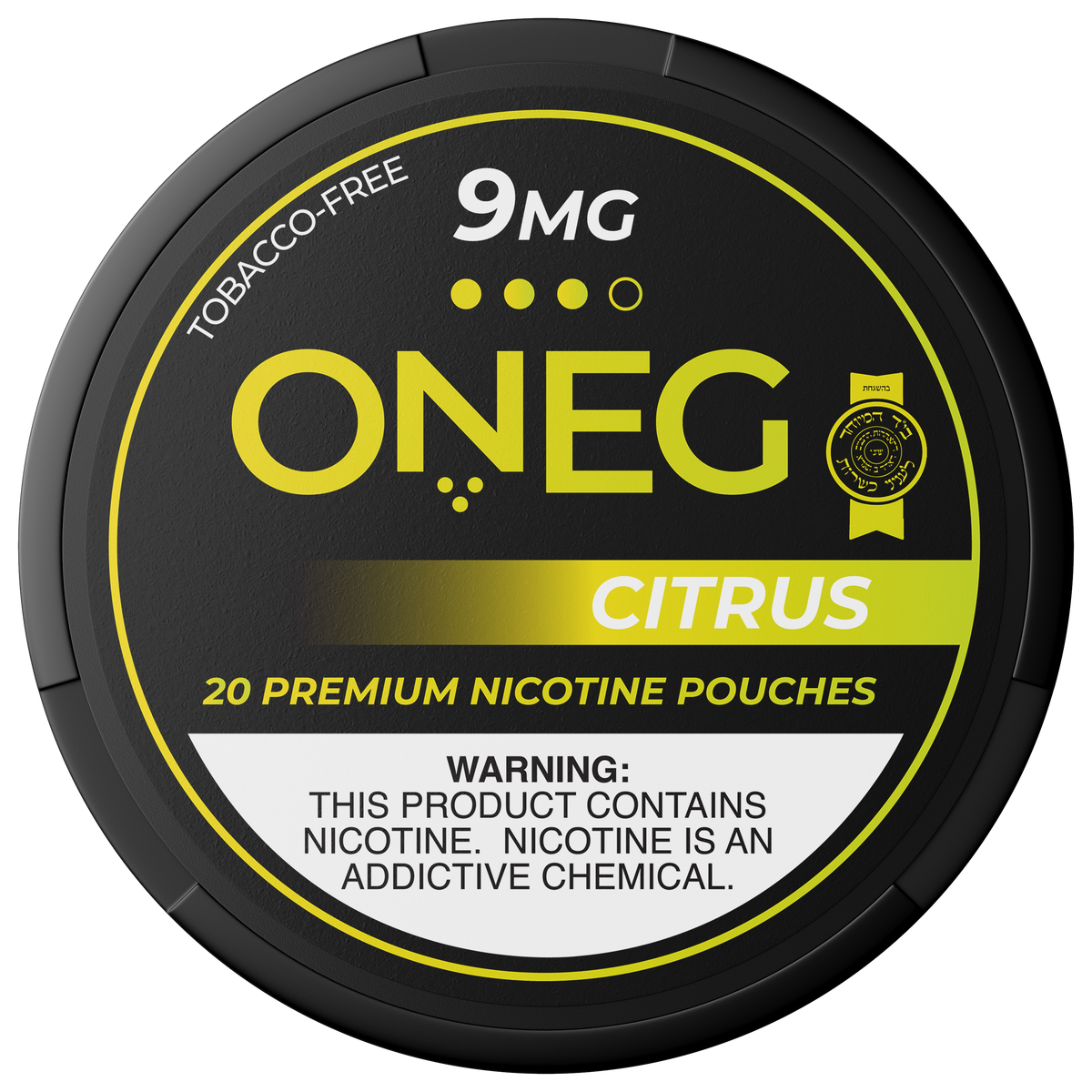 ONEG Citrus nicotine pouches can