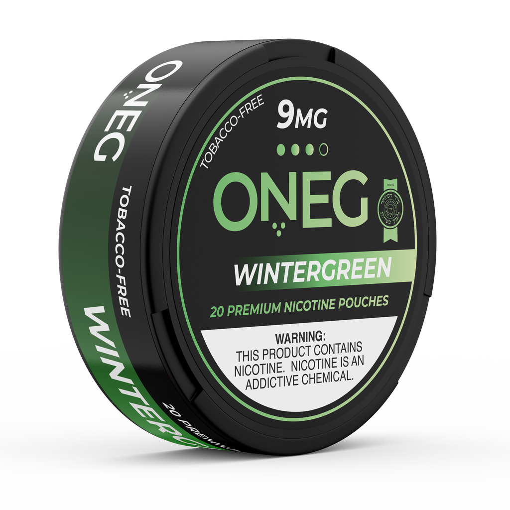 ONEG Wintergreen nicotine pouches can